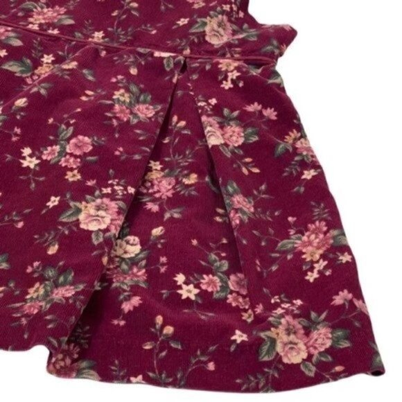 RALPH Lauren floral corduroy sleeveless dress size 3T - Picture 4 of 6